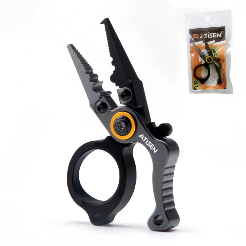 

Portable Mini Lure Fishing Plier Multi Tools EDC Luya Multifunctional Multitools Plier Hook Remove Wire Line Cutter