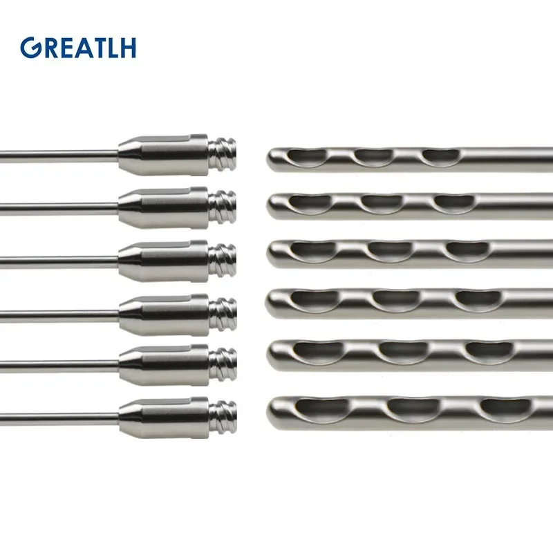 1pcs Liposuction Cannula Three Holes Fat Harvesting Cannula Aspiration Cannula Liposuction Tool