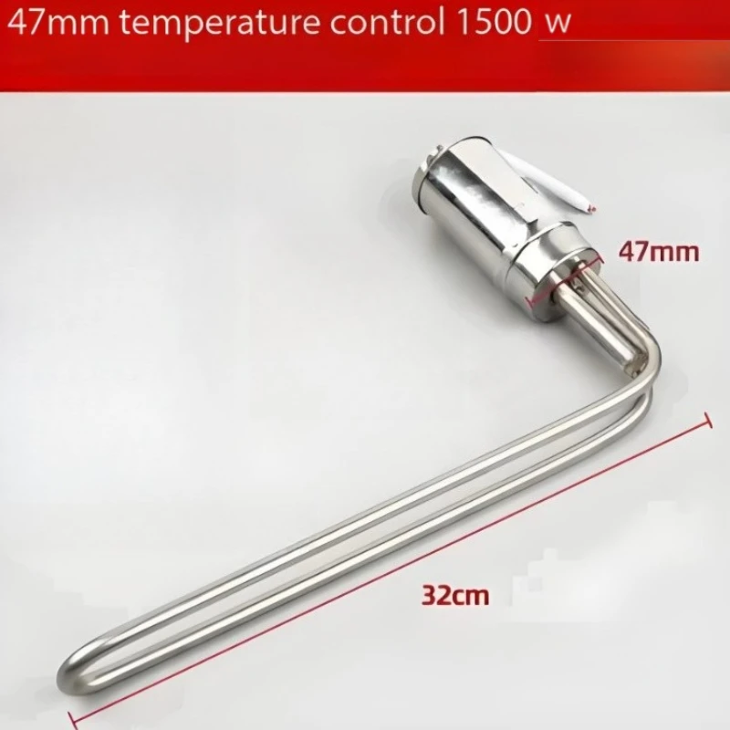 L-Shaped Stainless Steel Solar Powered Heating Rod for Household Solar Water Heating System Temperature Control Auxiliary Heater