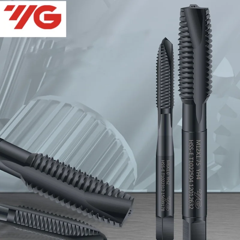 Южная Корея YG HSSE INOX Метрический спиральный остроконечный метчик M2M3M4M5M6M8M10M12-M36 Машинные метчики с резьбой для глухих отверстий Для стали