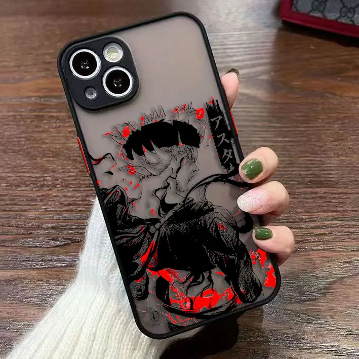 Etui na telefon Anime Black Clover Asta Matte do Redmi NOTE 14 13 12 12S 11 11T 11S 10 10S 9T 9 9S 10X PRO PLUS, etui TPU, własny projekt