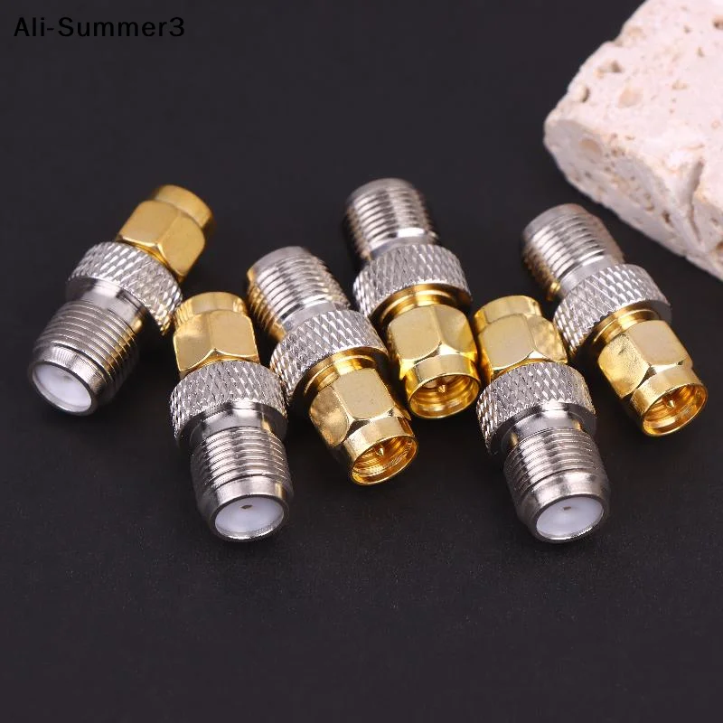 2Pcs/Lot Metal SMA Coaxial Cable Connector Male Turn F Female Copper RF Conversion Head Smaj/FK SMA Internal Thread Inner Needle