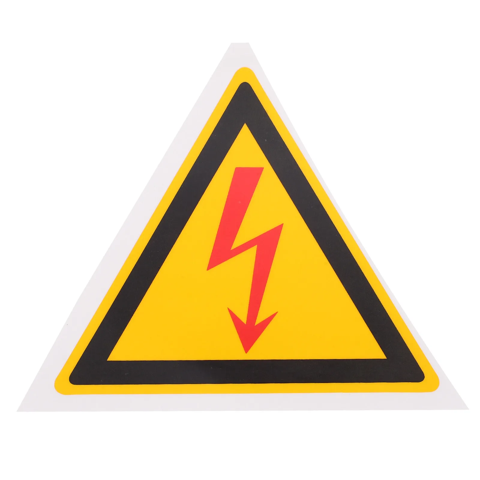 

Sturdy Practical Warning Electrical Shocks Sign Excellent Performance Good Warning Effect for Instrument Safety