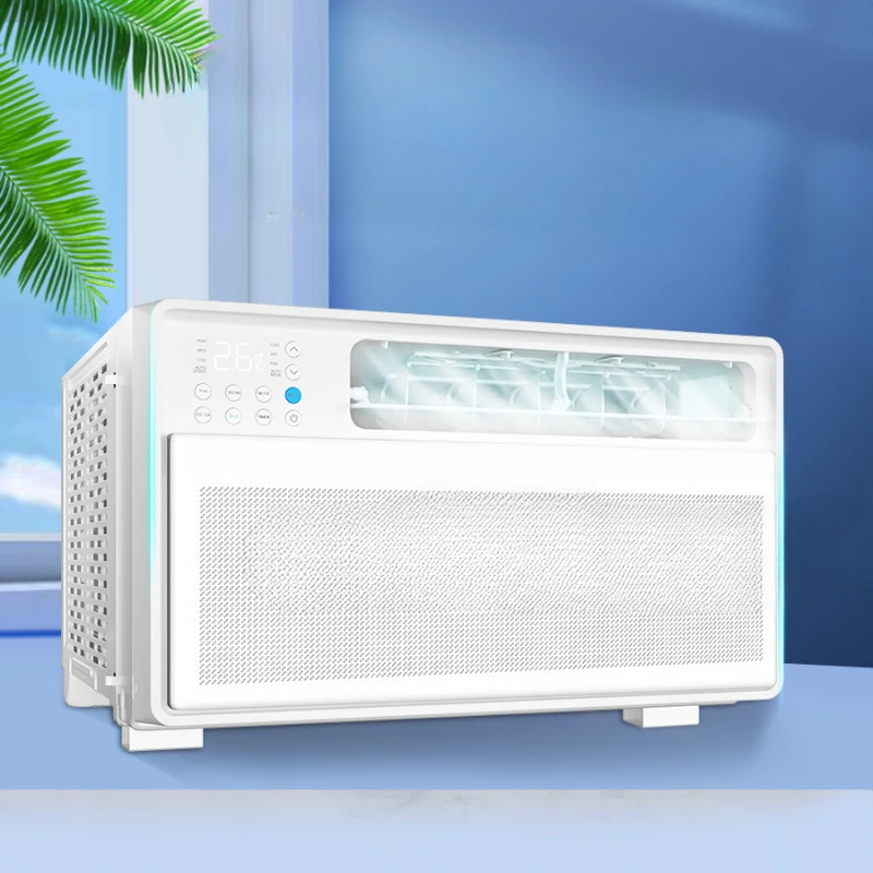 Window type air conditioner, one horsepower, 1p1.5P single cooling small window unit, household engineering, office, and mobile