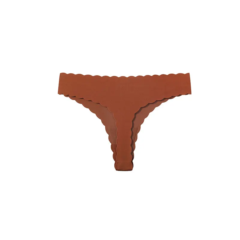 SexyWomenIceSilkSeamlessBriefs,NoFeelingComfortable QuickDry Sport  Yoga Thongs,Invisible LowRise For Sports Wedding Party Daily