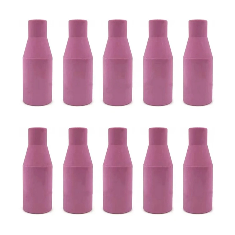 10Pcs MB15AK Ceramic Nozzle Protective Cover MIG Ceramic Nozzle Conductive Nozzle Ceramic Nozzle Easy Install Easy To Use