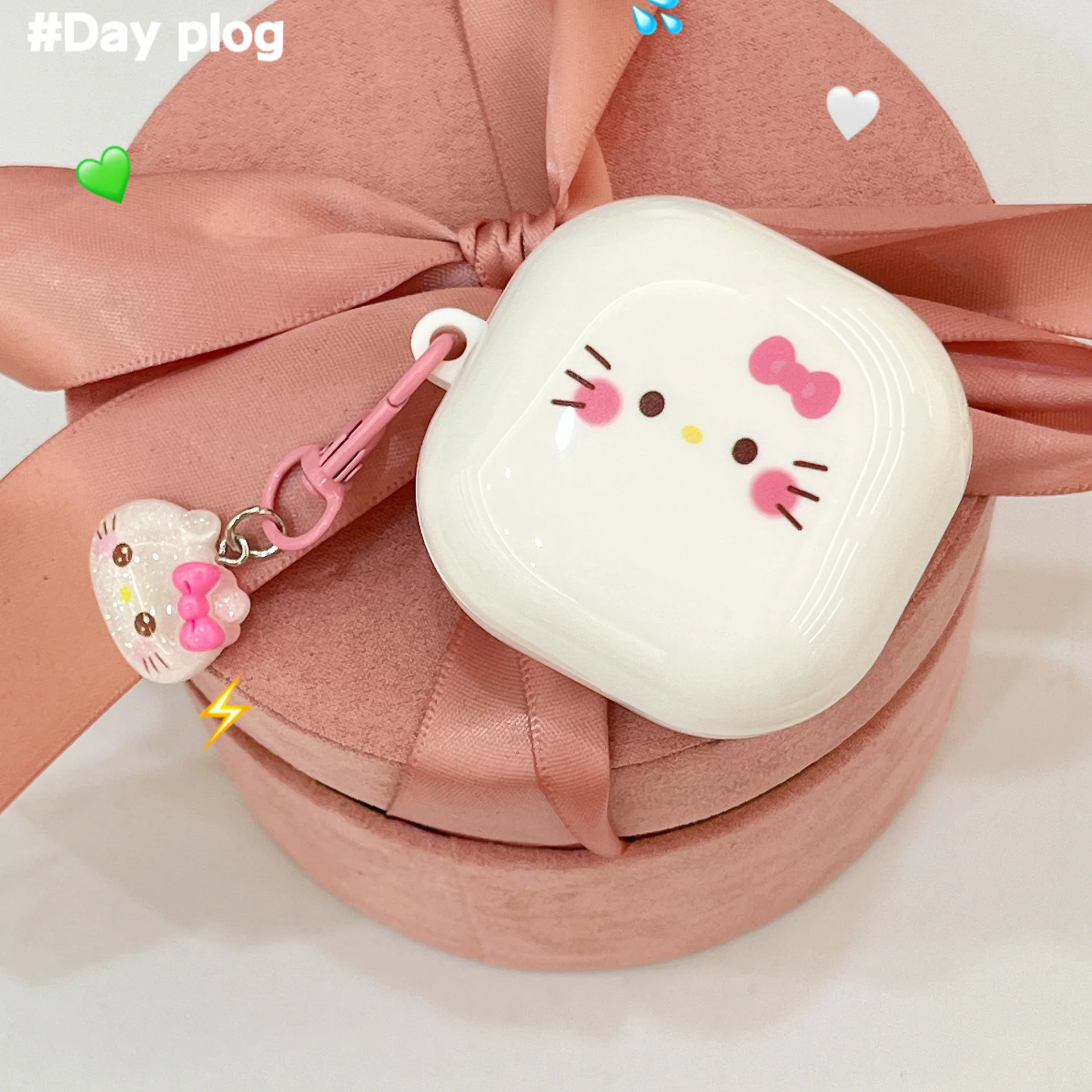 For Samsung Galaxy Buds Core / Buds2 / Pro / Buds Pro / Live Cartoon Headphones Case Earphone Bags Accessories Cover With Hook