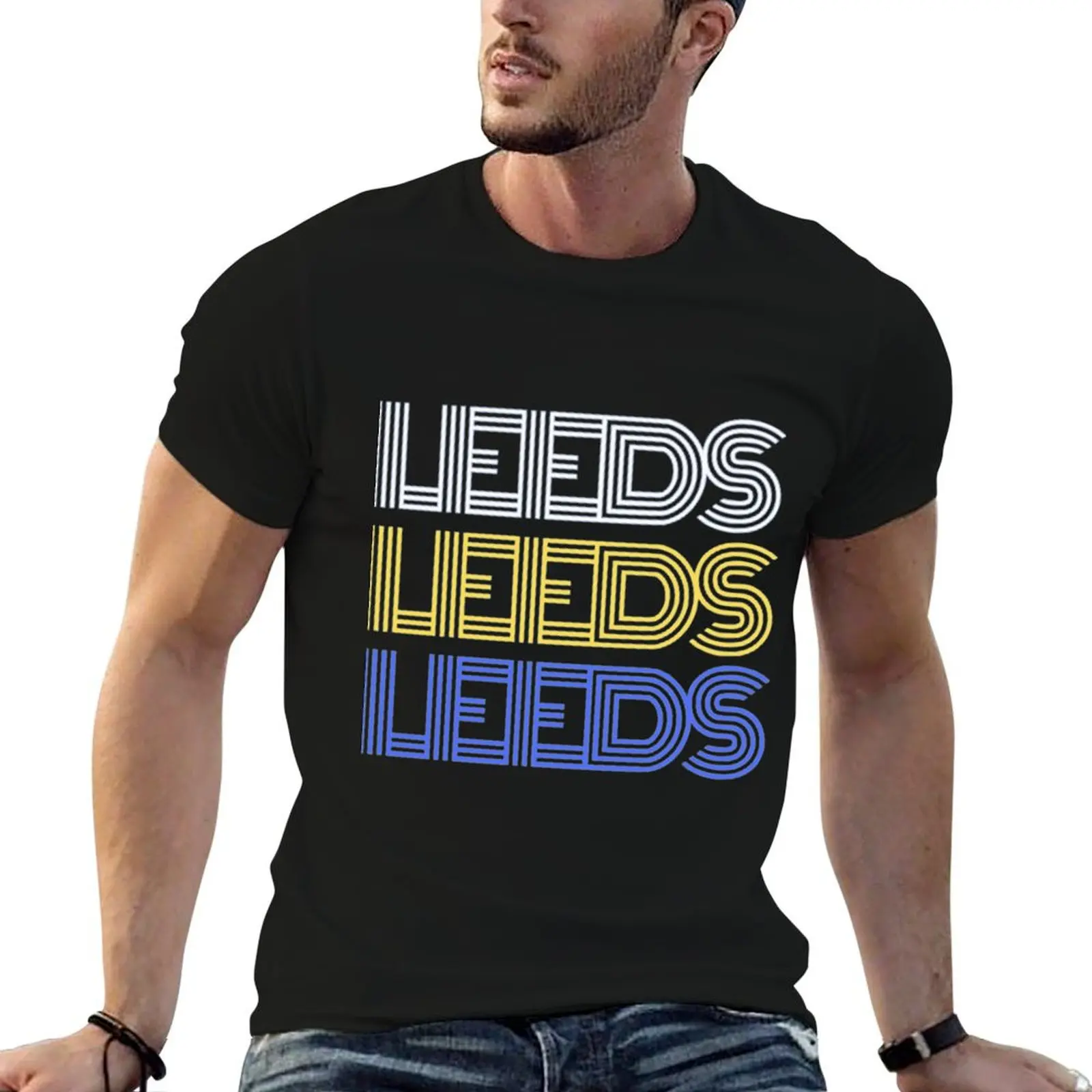 Leeds Leeds Leeds T-Shirt graphic t shirt vintage rapper graphic tees luxury clothes men