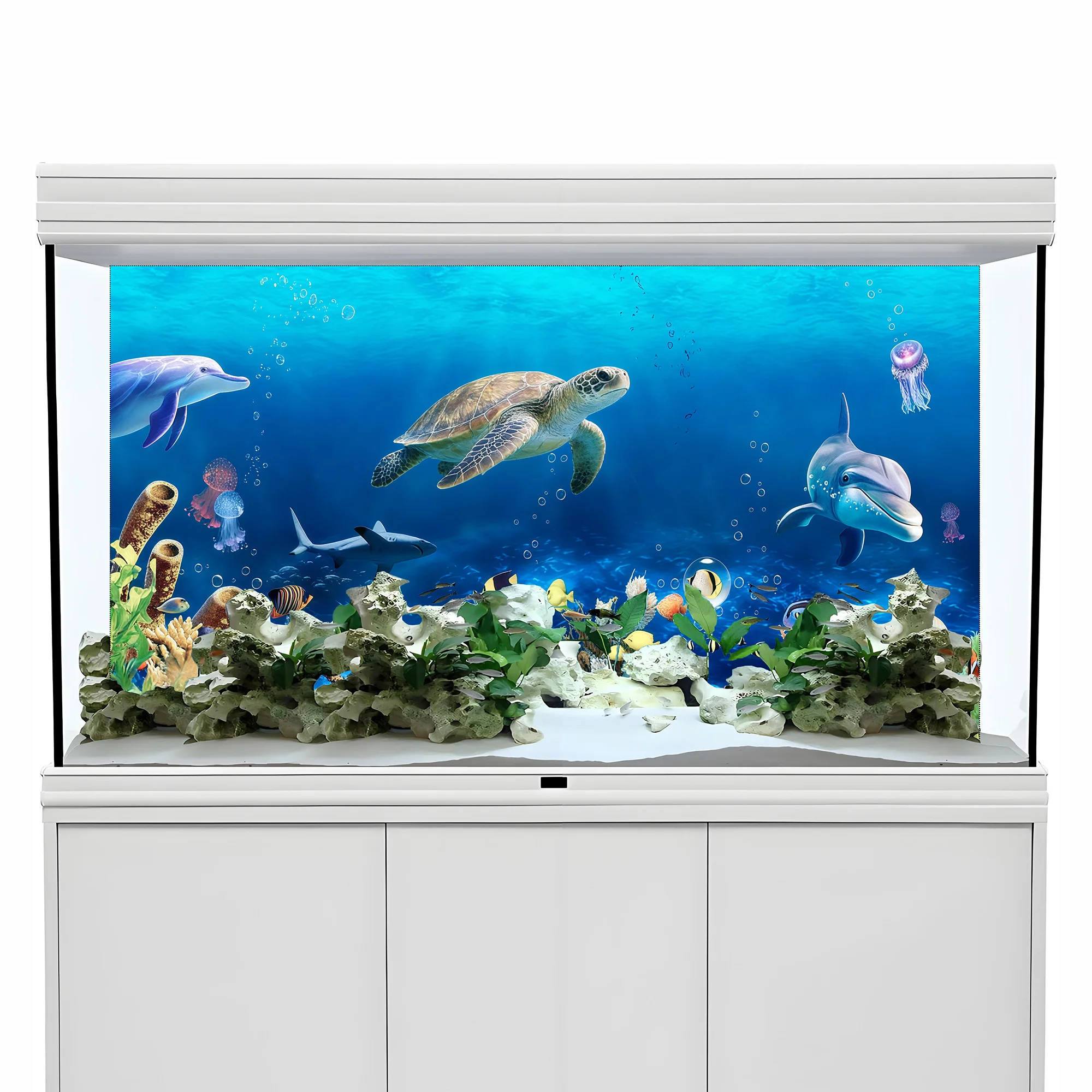 Фон для аквариума, фон для рыб – обзор и цена Aquarium Fish Dolphin