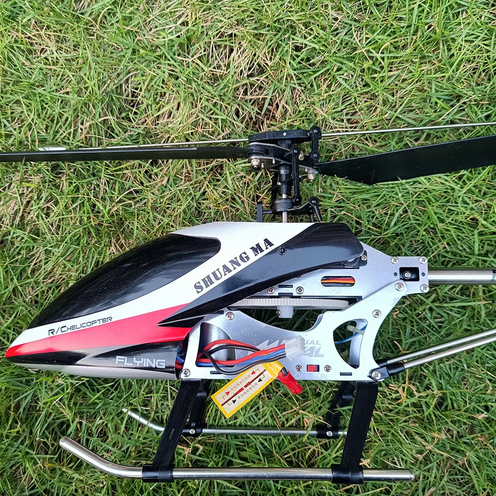 Duplo Cavalo Único Lâmina Parafuso Hélice, RC Helicóptero Brinquedos, Gyro LED Metal, controle remoto, VS MJX F45 WL V913, DH9117, 4CH, 2.4GHz