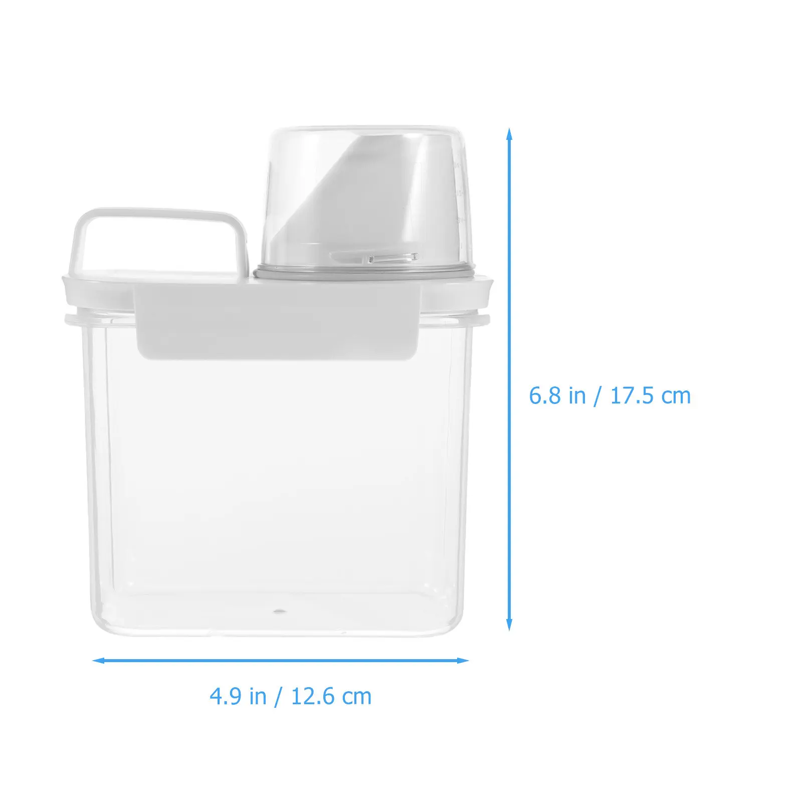 Empty Laundry Soap Container Dispenser for Bathroom Refillable Scent Beads Storage view 2