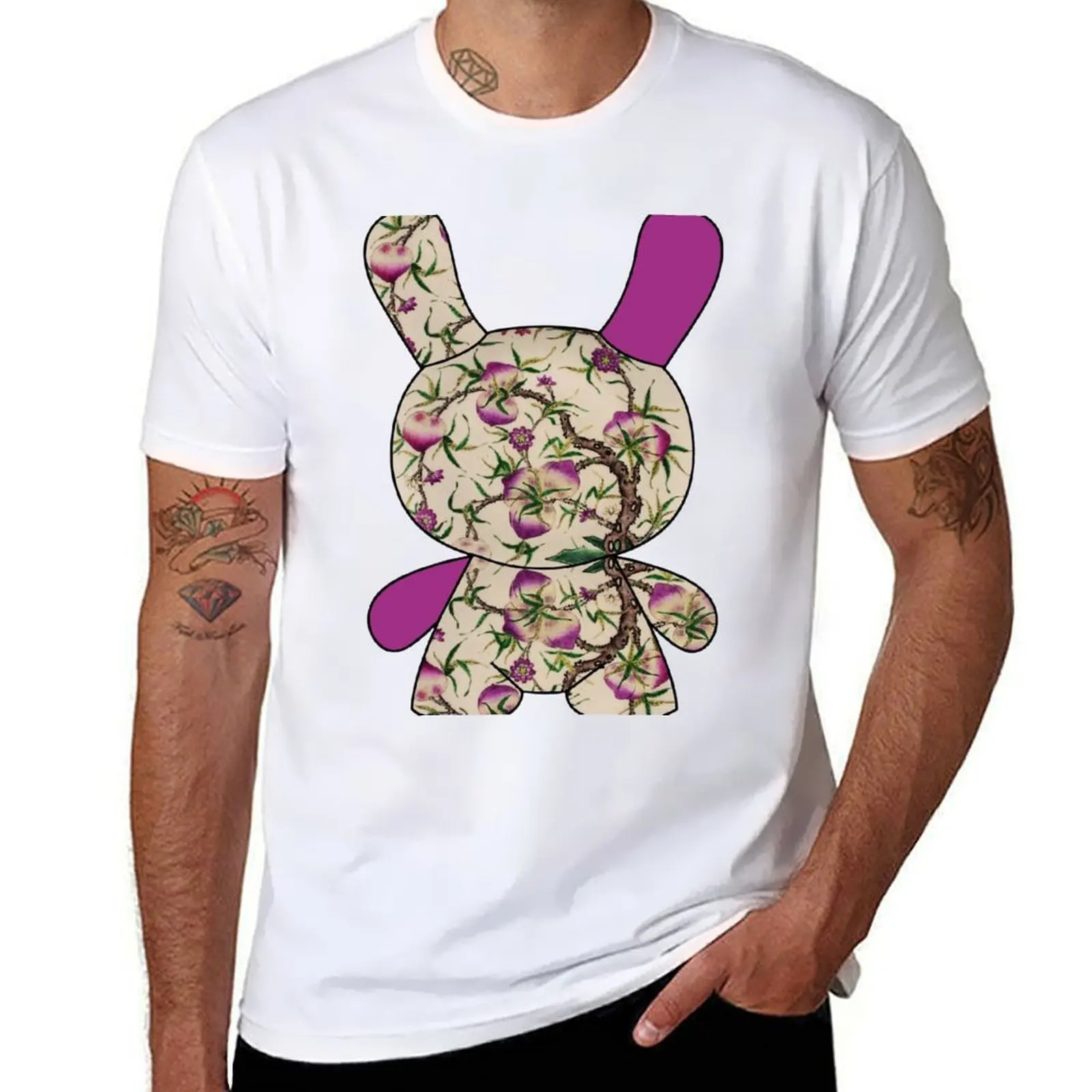 

Футболка DUNNY, мужские футболки с рисунком, футболки с аниме для мужчин, футболка
