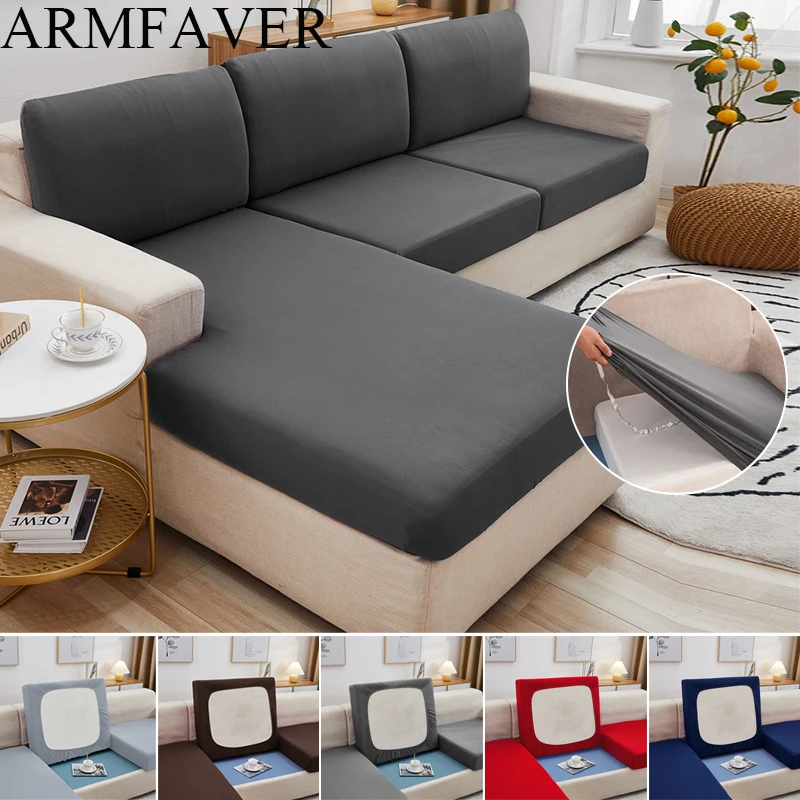 Housse de coussin de siège de canapé élastique ARMFAVER pour protection de meubles, housses de canapé pour animaux, coussin de canapé lavable, amovible, pour salon