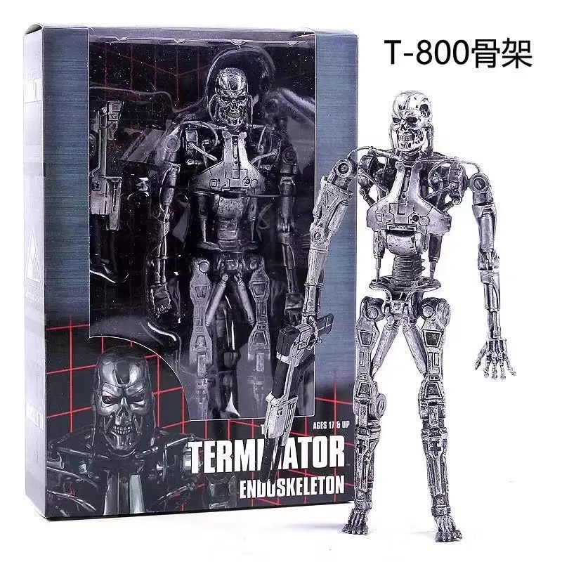 9 Styles Endoskeleton NECA The Terminator Judgment Day T-800 T-1000 Arnold Schwarzenegger PVC Action Figure Machines Toys - view 2