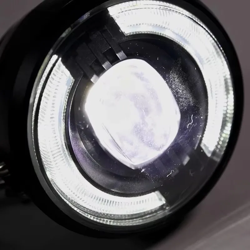 Popu For 1pcs Electric Bicycle Front Spotlight High Running Lights Multi In One Mountain Bike Off-road Bike Front Headlight with view 2