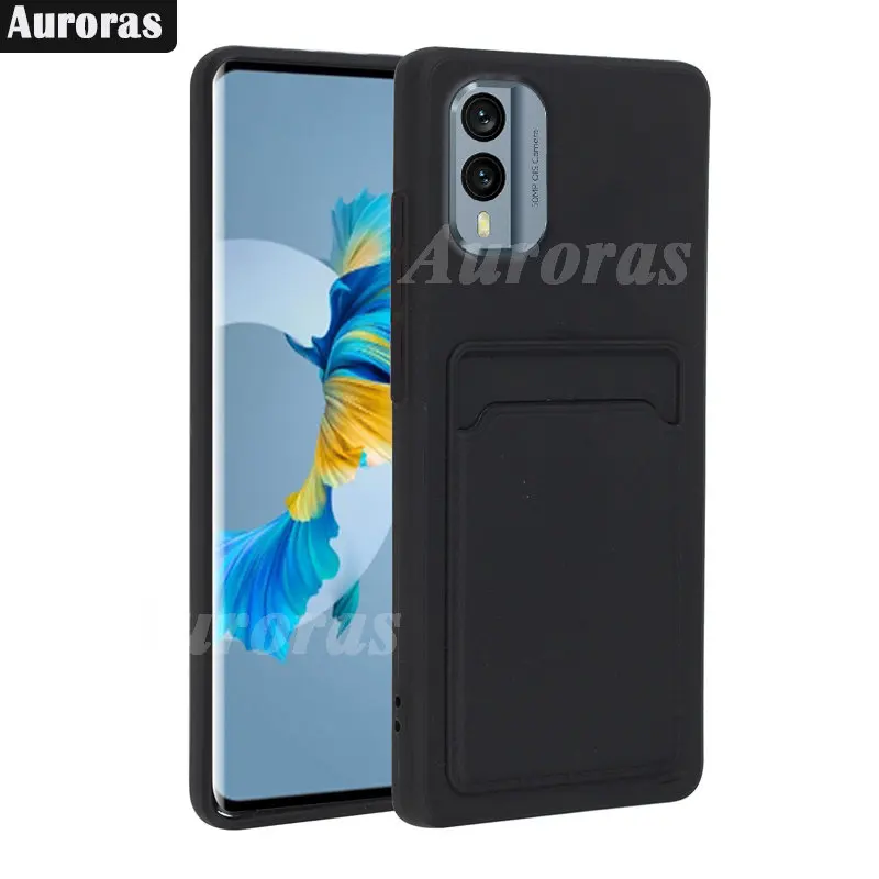 Auroras For Nokia X30 G60 5G Case Luxury Wallet Card Slot Back Cover Soft Silicone Hybrid Protector For Nokia X20 X10 Funda