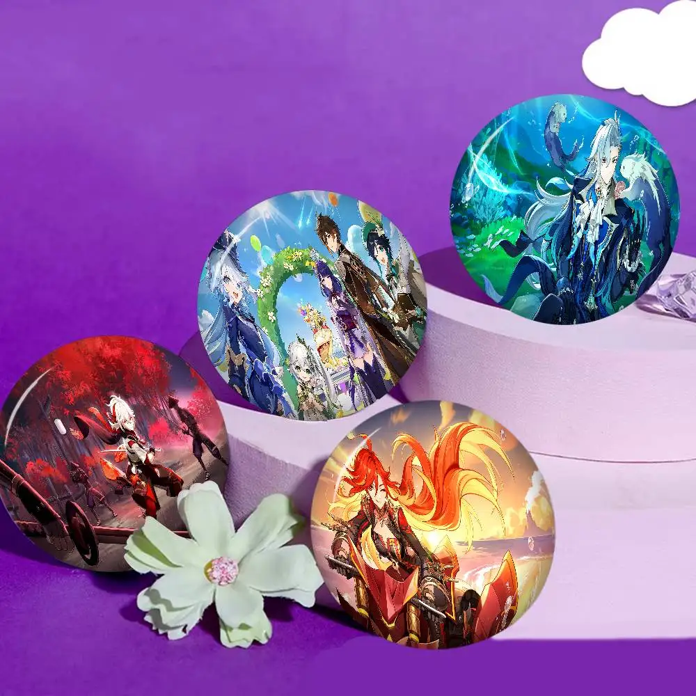 Genshin Impact Kaveh Alhaitham Anime Brooches Cute Cartoon  Badge Jacket Jeans Lapel Pin Gift Accessorie