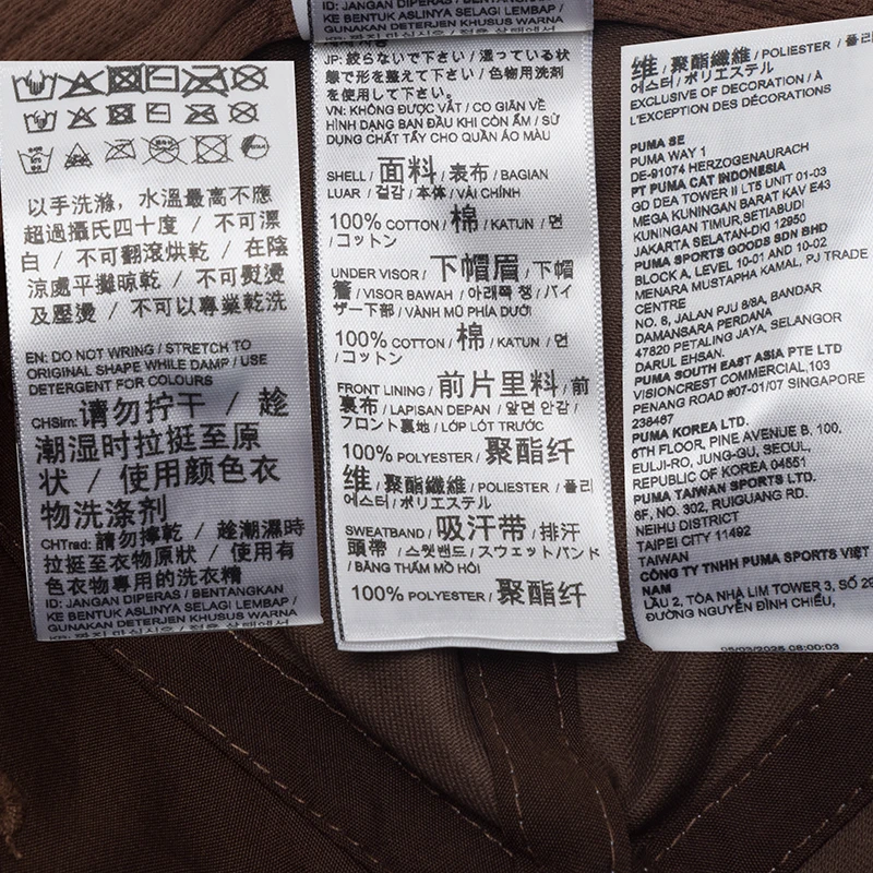 بوما الرجال والنساء القبعات القبعات الرياضية الجديدة العصرية قبعات البيسبول زوجين بلغت ذروتها قبعات في الهواء الطلق قبعات للحماية من الشمس عادية 026986-02