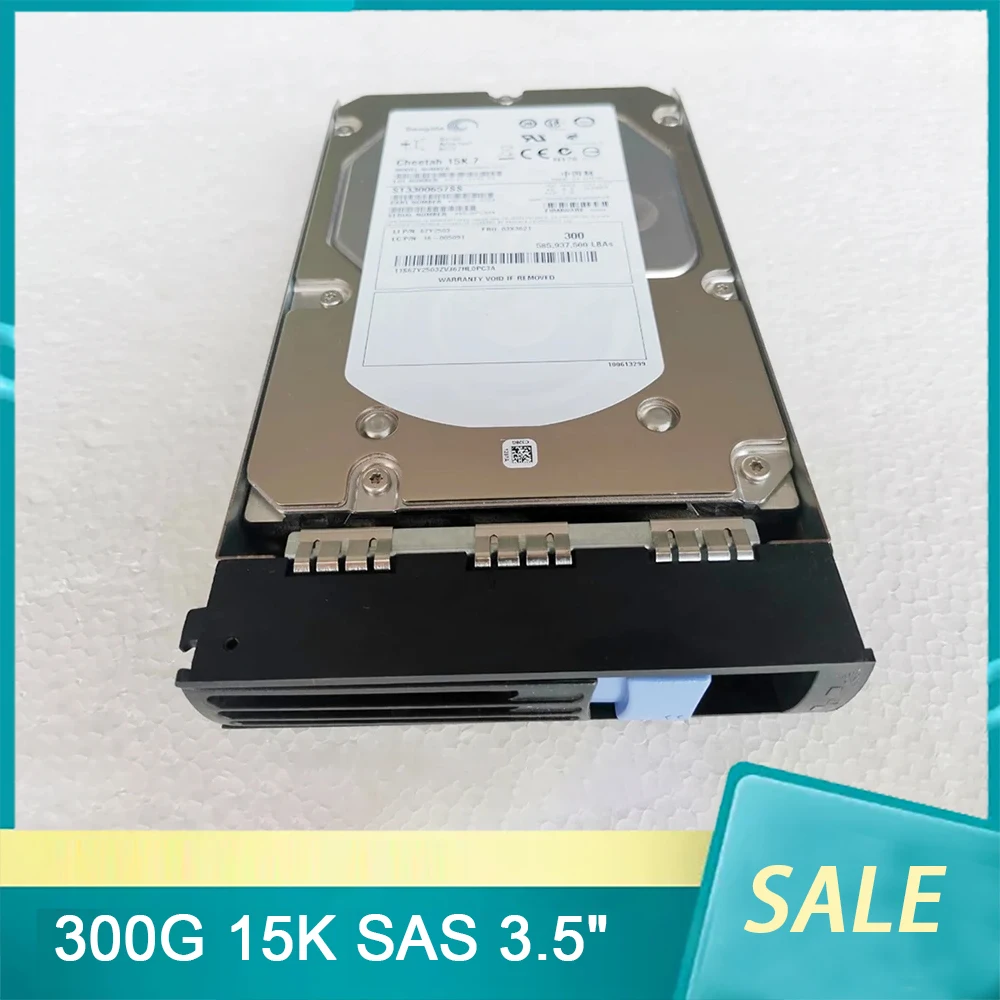 Disque Dur de Serveur pour Lenovo, 03X3621, 300 Go, 15K, SAS, 3.5 Pouces, 16005091, ST3300657SS