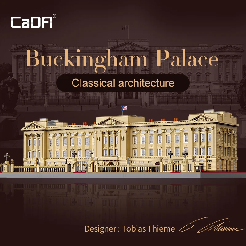 Cada 5604pcs World Famous Buckingham Palace House Building Blocks MOC City Classical Construct Education Bricks Toys Kids Gifts