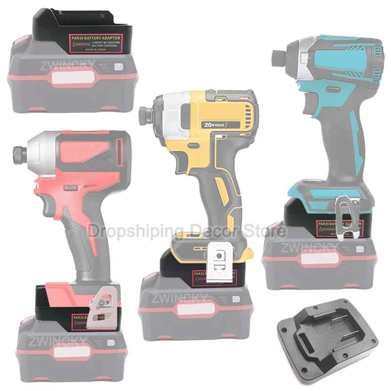 

Battery Adapter for Parkside X20V Team Lithium Battery, Convert to for Makita/Dewalt/Milwaukee/Bosch 18V Li-Ion Power Tools