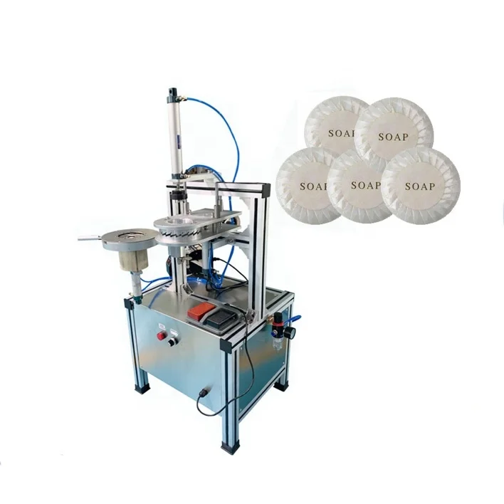 Manual Commodity Store Round Pleated Soap Packing Machine Commodity Store Soap Pleat Paper Wrapping Machine