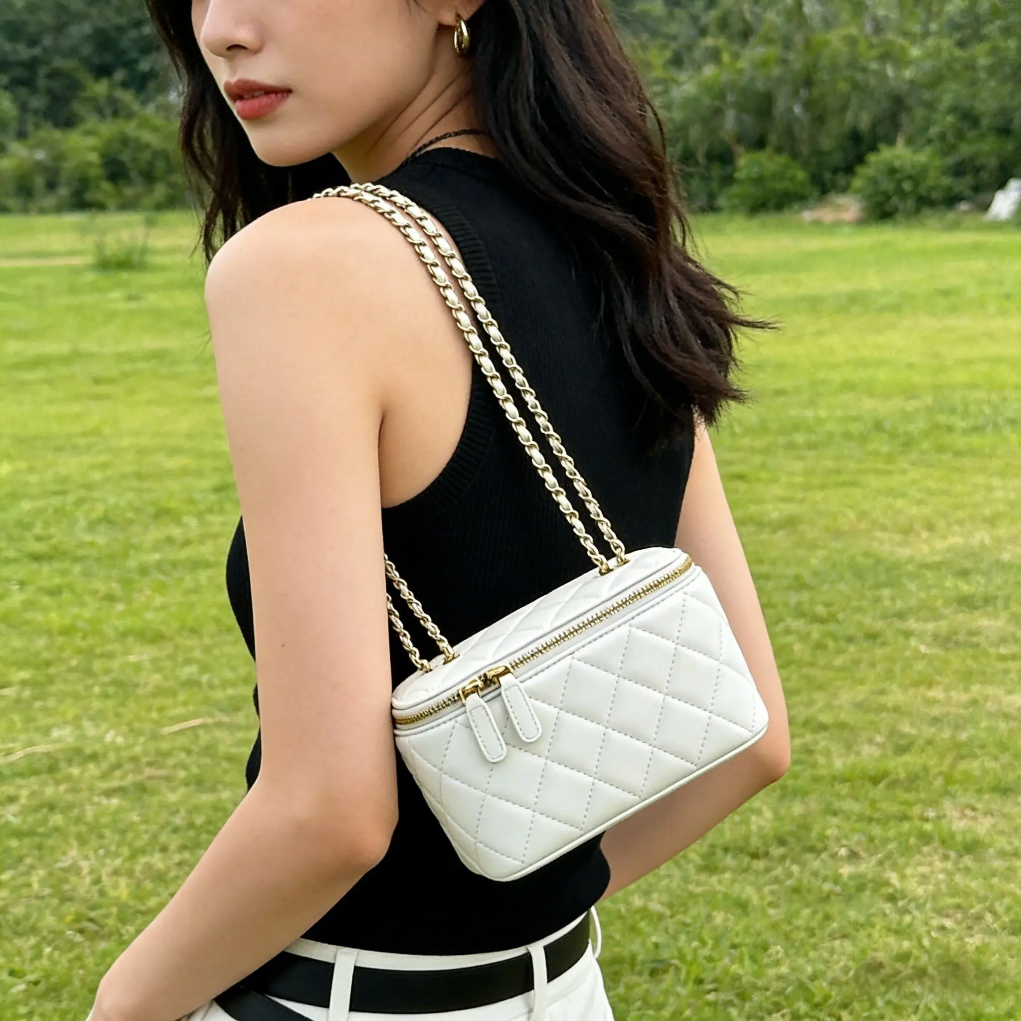 

Luxury Mini Box Women's Crossbody Bag Small Chain Shoulder Bag Designer Handbag