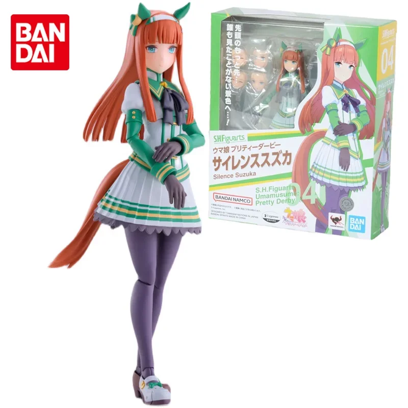 

Bandai Original SHF Pretty Derby Silence Suzuka Anime Action Figure Toys For Boys Girls Kids Children Birthday Gifts Collectible