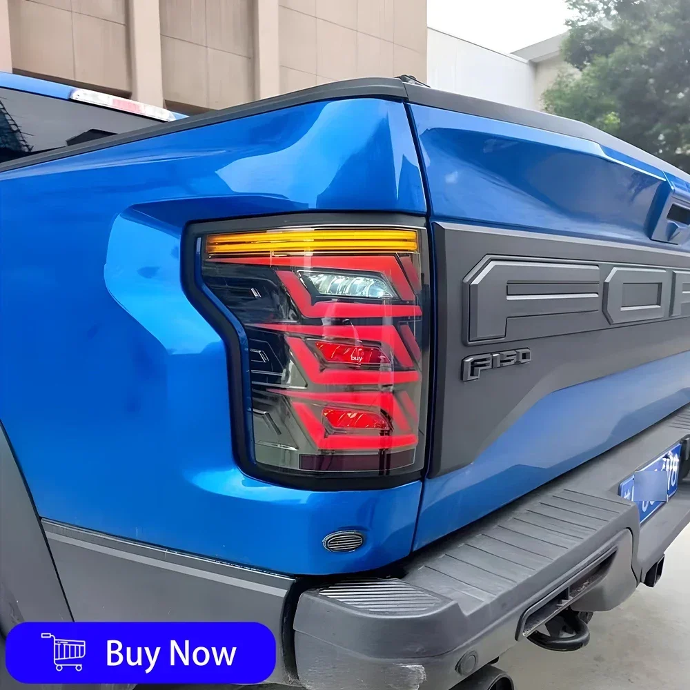 

Для Ford Raptor F150 2015-2019 автомобильные задние фонари в сборе, светодиодные автоматические задние фонари, обновленные динамические мерцающие задние фонари, аксессуары