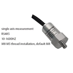 Vibration sensor single-axis three-axis displacement speed detector wireless temperature integrated vibration meter