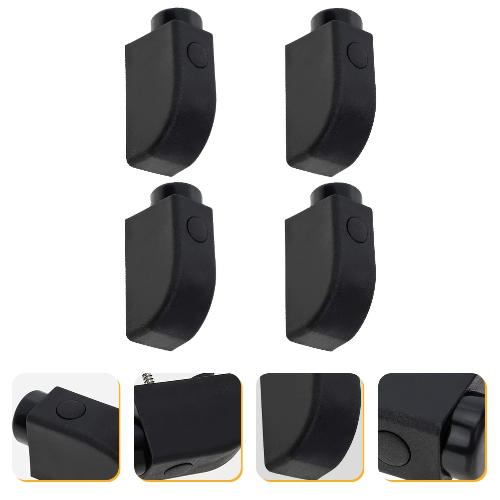 

4pcs Sliding Window Safety Locks Premium Durable Security Latch For Kids Pets Anti-Scratch No Punch Installation Glass Clamp