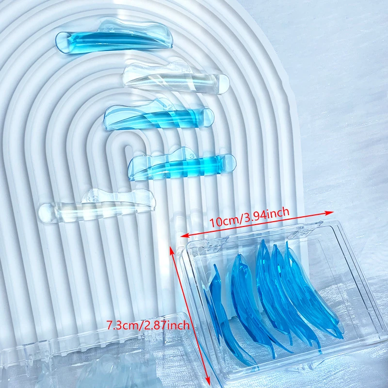 5 Pairs Lash Curler Rod Eyelashes Makeup Beauty Tools Glue Free Silicone Lashes Lift Pad Eyelash Extension Perming Pads