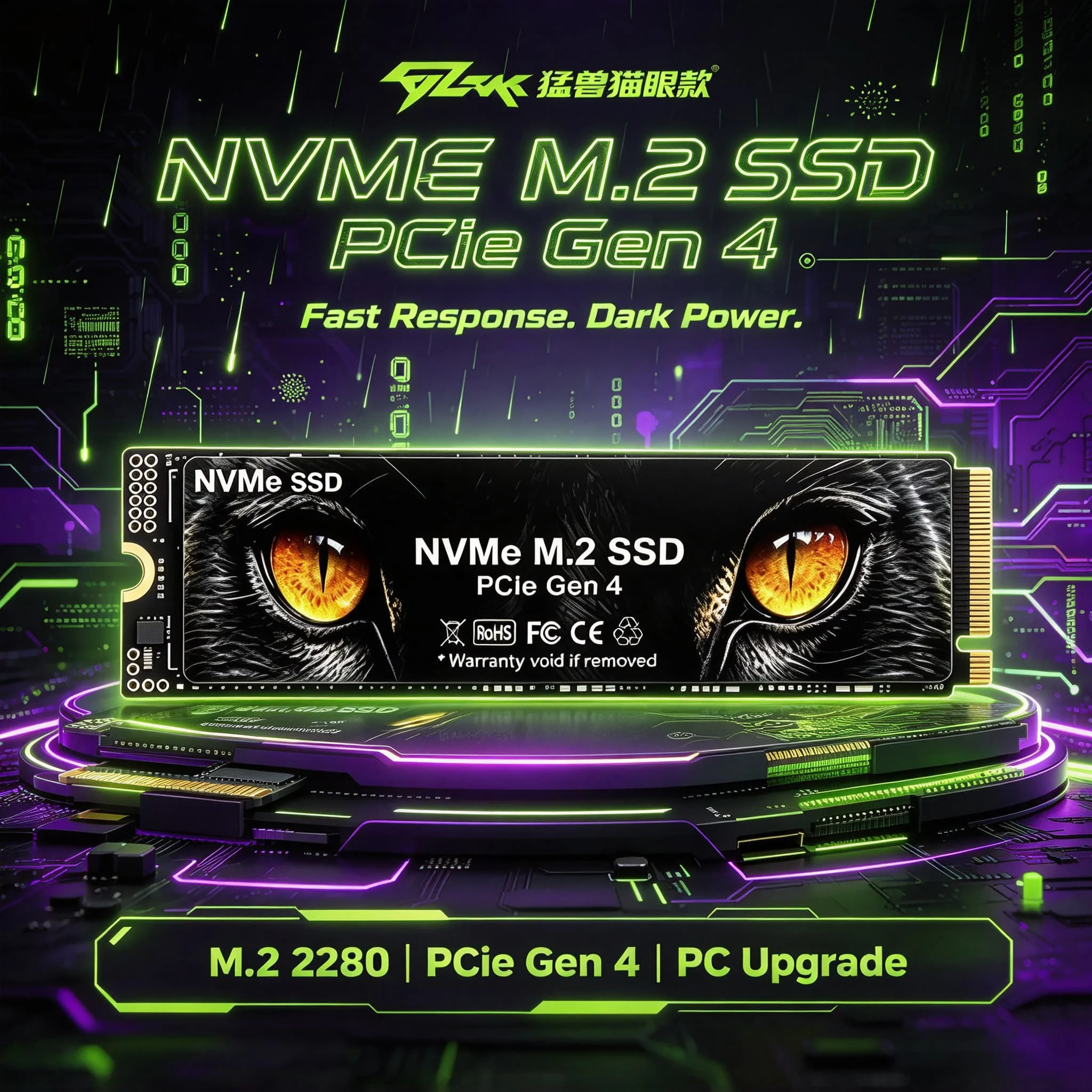 Inside Solid State Drive for Gaming Office PC Notebook 500GB 1TB 2TB 4TB YJ M2 NVMe PCIe Gen4 SSD 2026 Fast Speed Storage Laptop