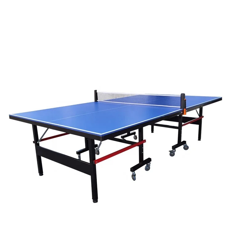 2022 Hot Sale Waterproof Single Folding Movable Outdoor Table Tennis Table Ping Pong Tablespromote sales
