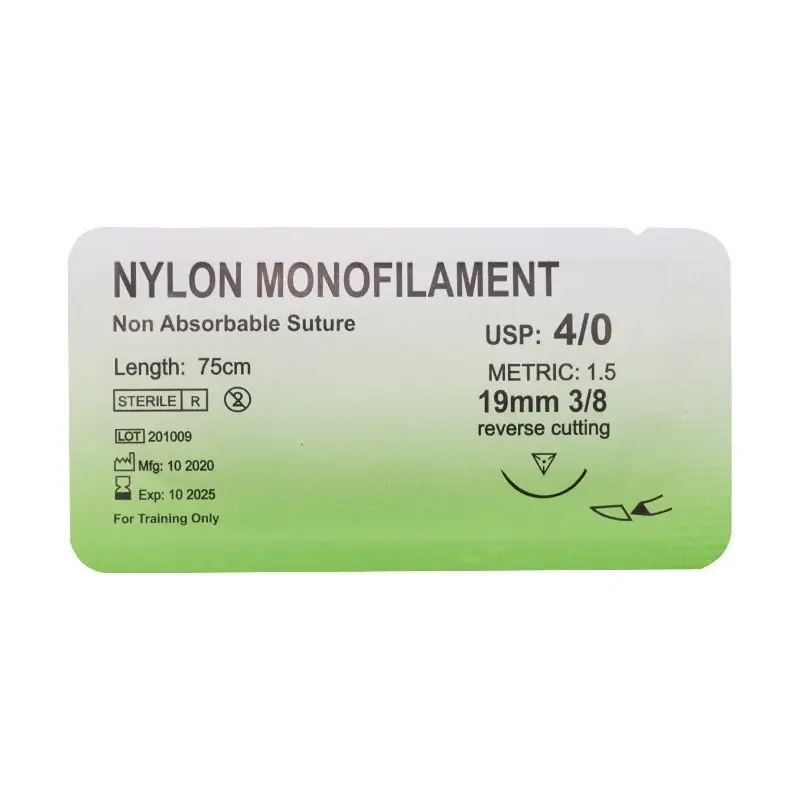 Medical Students Train Needles and Threads, Non-damaging Sutures, Integrated Nylon Round Needles, Polypropylene Threads