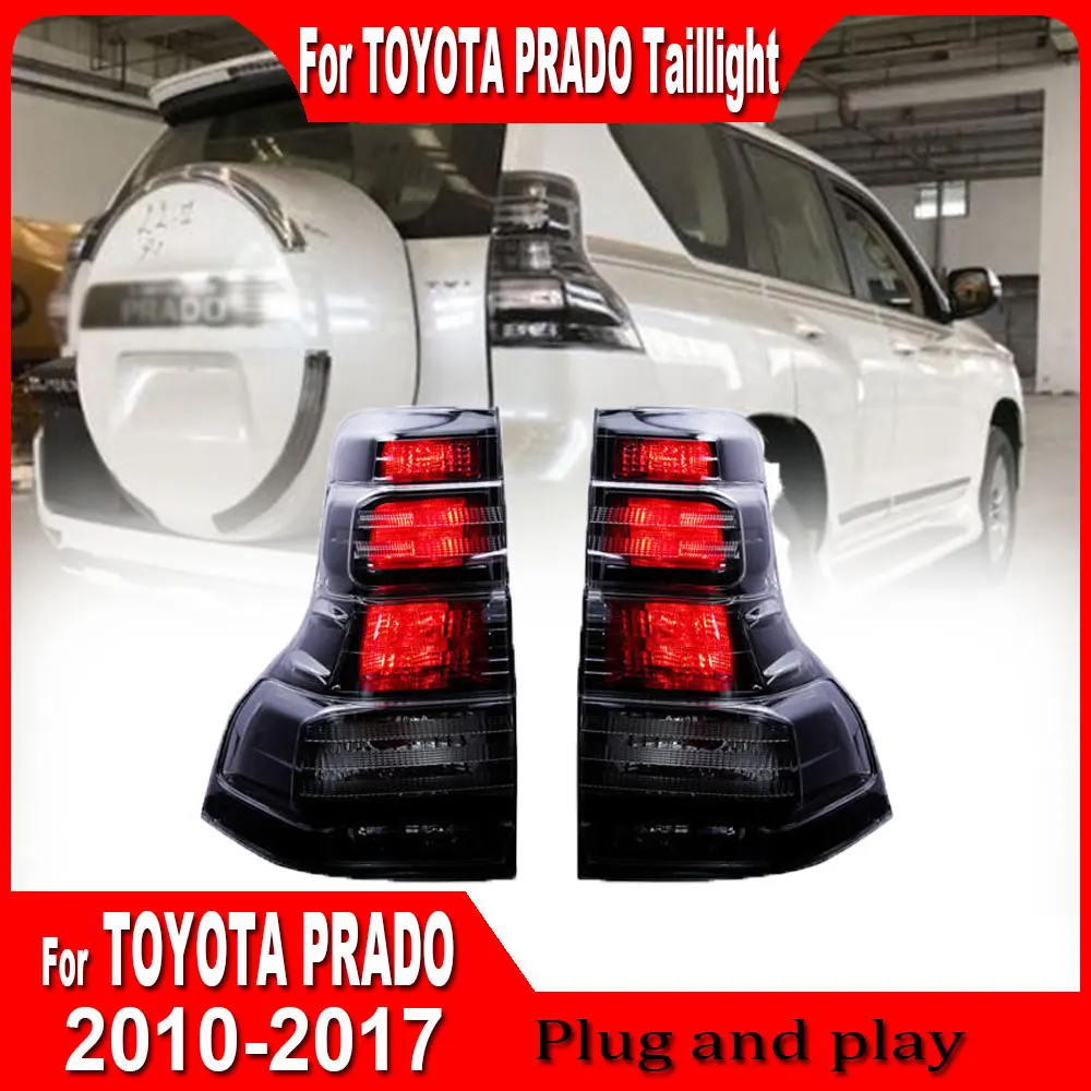 For Toyota Land Cruiser Prado LC150 FJ150 2010-2015 2016 2017 Car Rear Tail Light Assembly Brake Warning Signal Lamp Taillamp