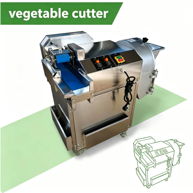 Commercial multifunctional fully automatic vegetable slicer vegetable slices constant humidity potato flour cafeteria