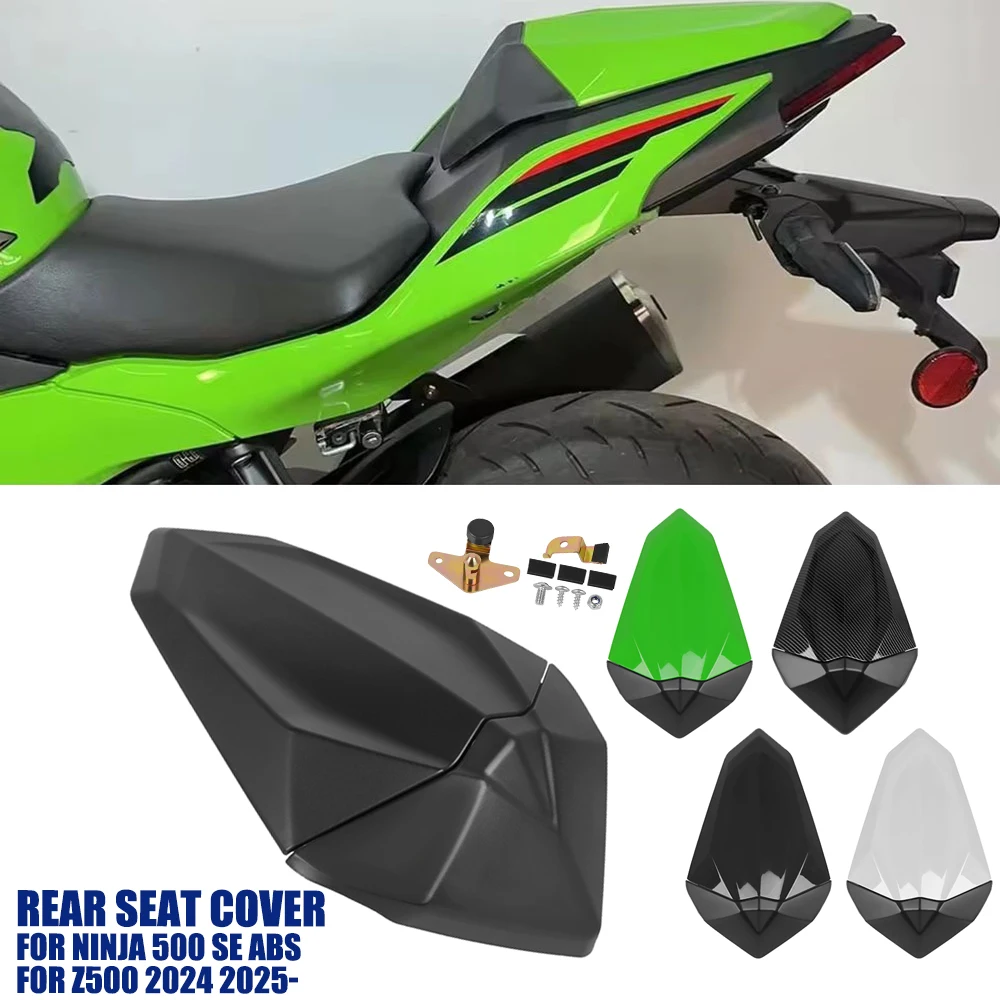 

Чехол на заднее сиденье NINJA 500 Z для Kawasaki NINJA500 Z500 ABS SE 2024 2025 + мотоциклетное пассажирское сиденье, обтекатель, обтекатель, горб