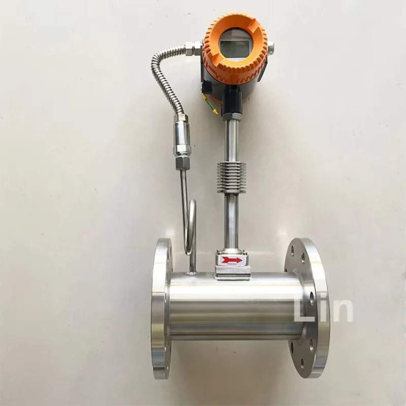 

Hot Sale 4-Inch Digital LUGB Vortex Flowmeter 1% Precision for Compressed Air Steam Nitrogen Argon Chlorine OEM Supported