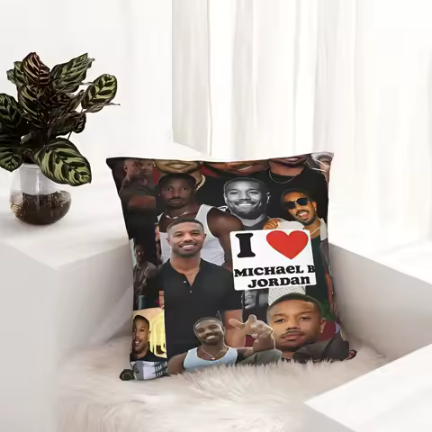 Pillow Case Michael B. Jordan Comfy Pillow Cover For Sofa Home Decoration Funny Pillowcases