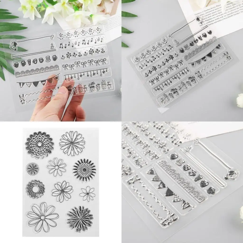 

Musical Note Silicone Clear Seal Stamp DIY Scrapbooking Embossing Photo Album high quality