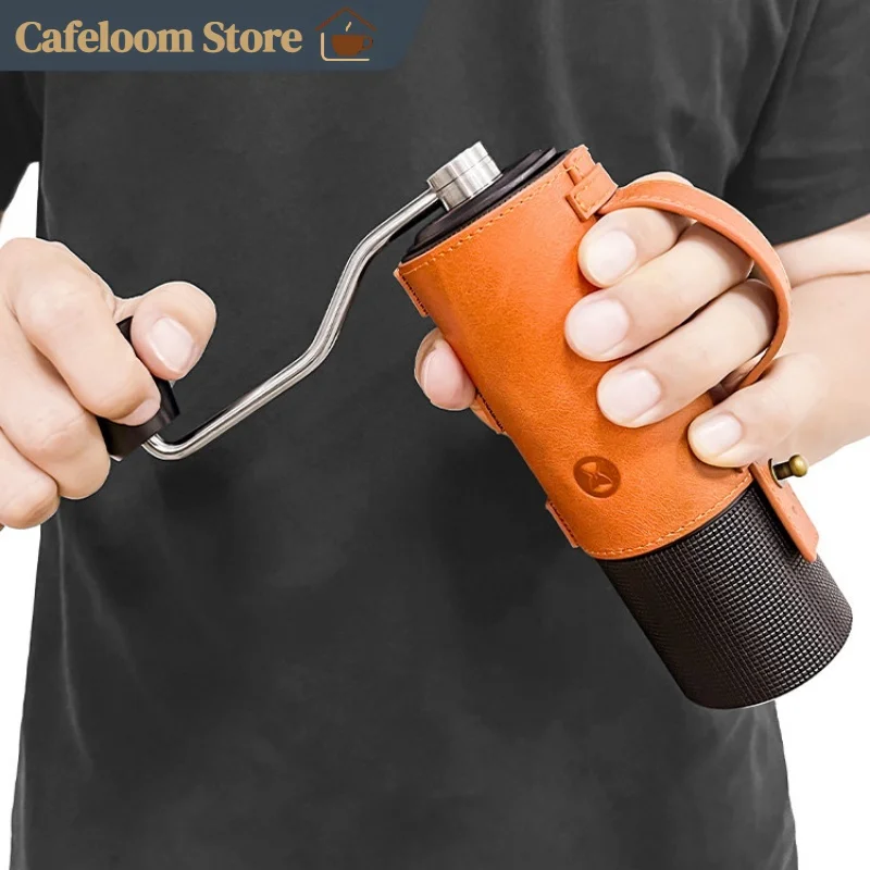 Timemore Chestnut C2/C3 Coffee Grinder Leather Sleeve Top Grain Cow Leather Protective Cover Coffee Grinder Accessories