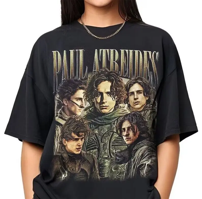 Limited Paul Atreides Vintage TShirt, Paul Atreides Character Movie 90s Shirt