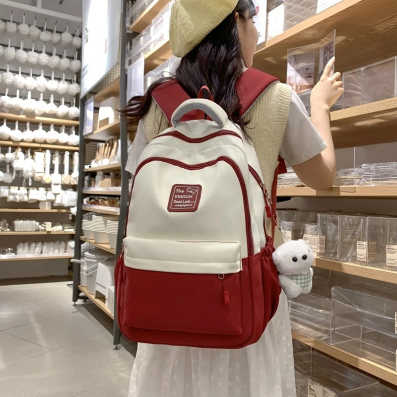 Ransel Laptop Fashion untuk Siswa Tas Sekolah Travel Penyimpanan Besar Daypack