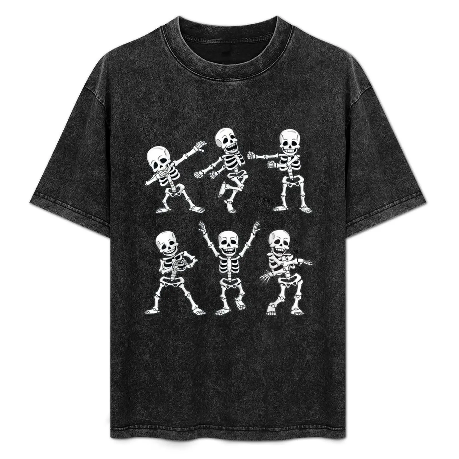 

Dancing Skeletons Dance Challenge Halloween Gift T-Shirt Modern Style Print T-Shirt