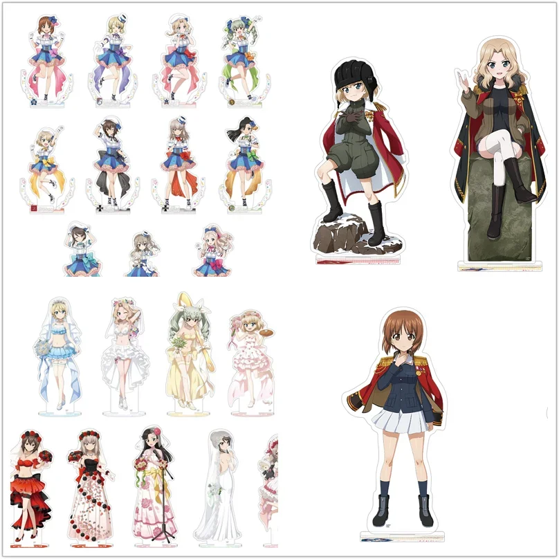 GUP-Anime Figura Boneca Modelo, Toy Cosplay, Figura Acrílica, Âncora, Alice, Shimada, Nishizumi, Miho, Saori, Presente