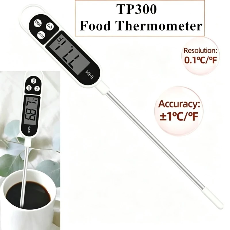 Candy Thermometer Digital Instant Read for Meat Kitchen Cooking Food Deep Fry BBQ Grill Smoker -50~300℃ Food Temperature Tester