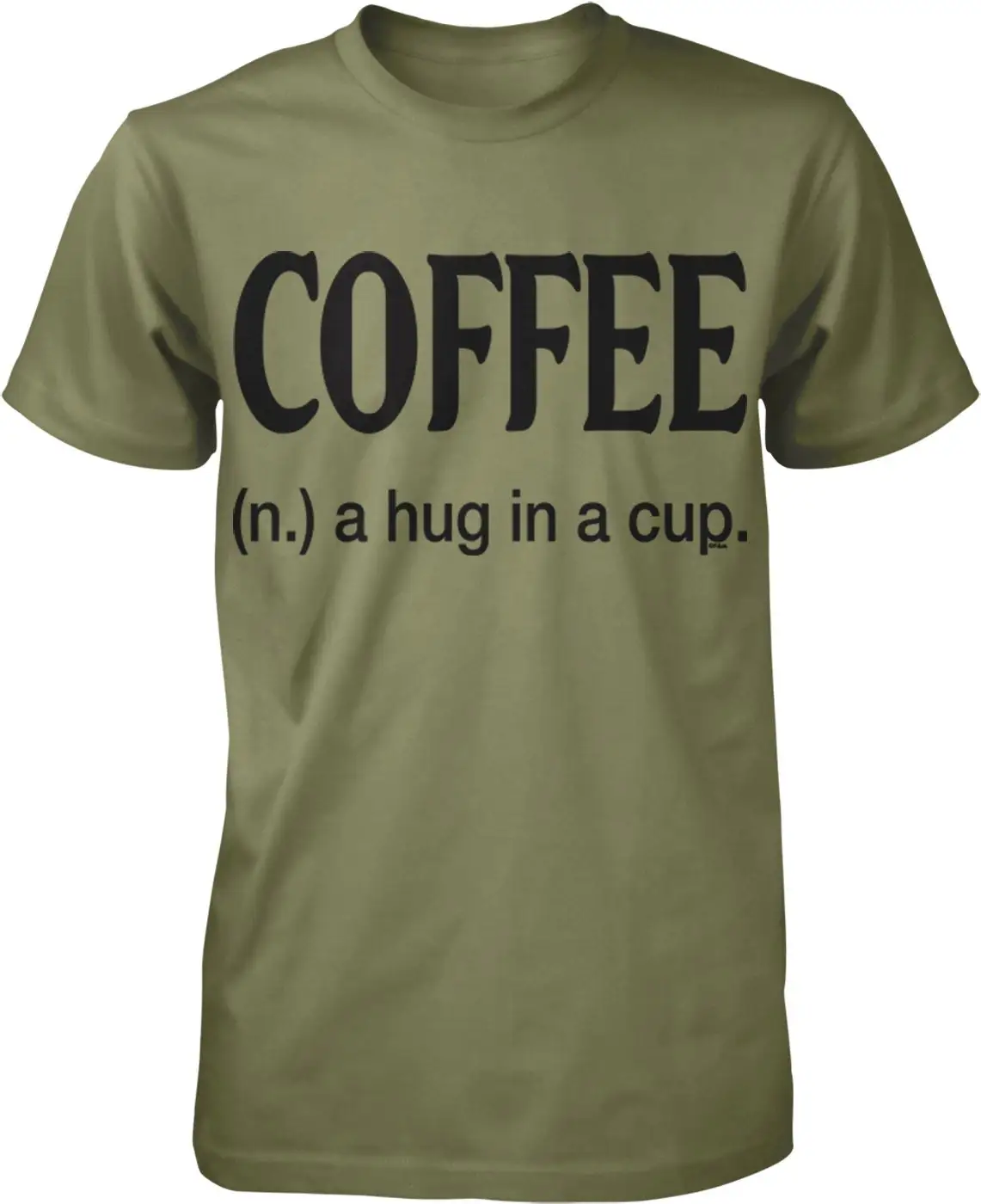 Coffee n a hug in cup Men's T shirt NOFO_00484