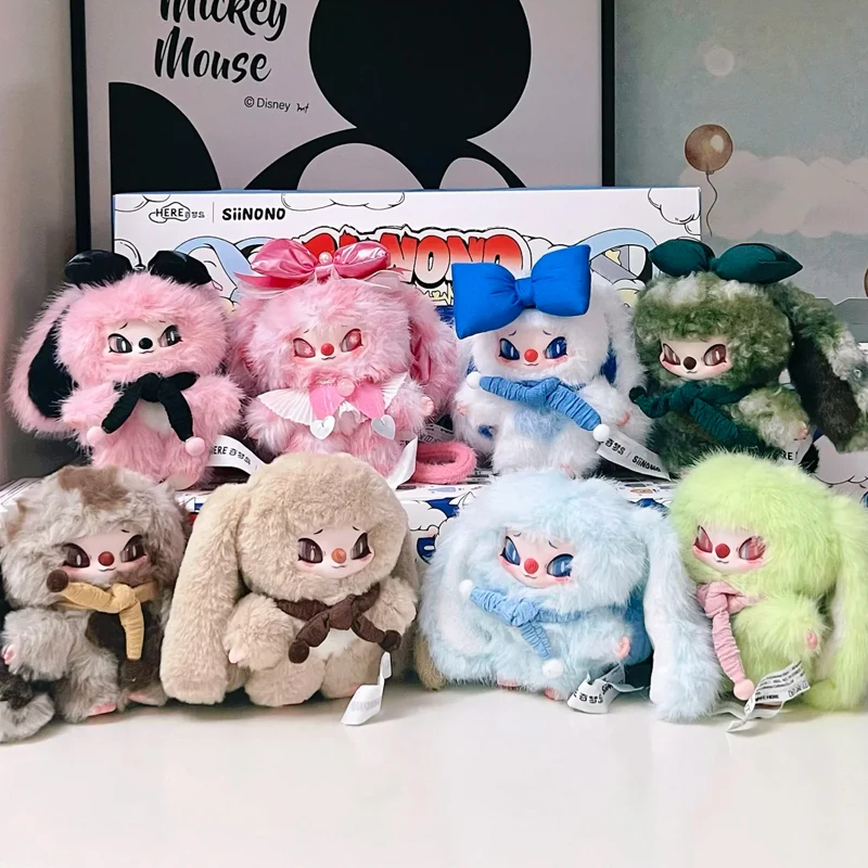 SIINONO V3 Hang Mood Series Vinyl Plush Blind Box Surprise Bag Pendant Doll Kawaii Keychain Mystery Box Collectible Toy - view 5