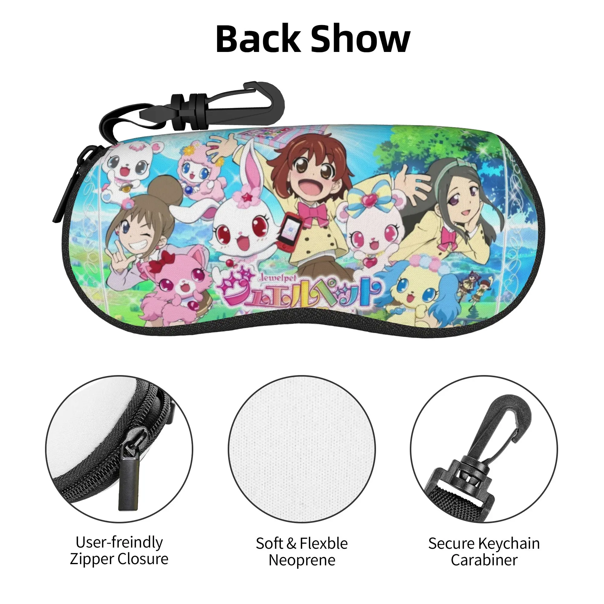 

Anime My Melody Glasses Case Cool Cute Cartoon Shell Eyeglasses Case Sunglasses Box